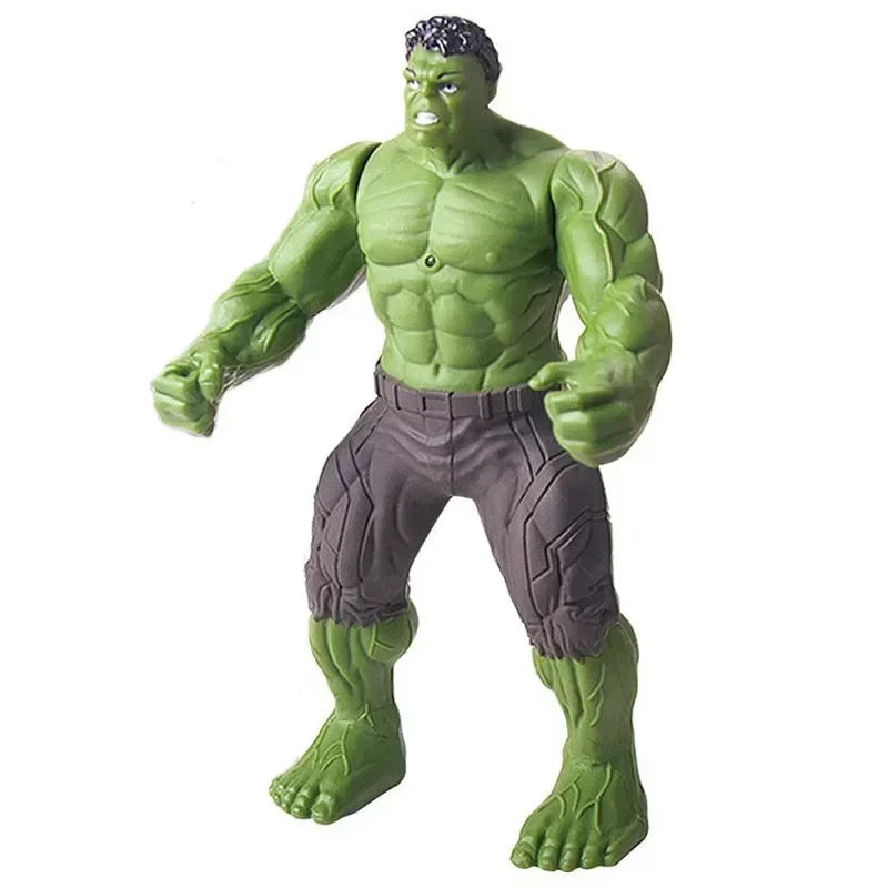 17 cm crianças brinquedos marvel anime figuras spiderman hulk figura de ação homem de ferro dos desenhos animados crianças brinquedo presente natal brilho boneca hobbies