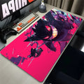 Tapete de teclado colorido Gaming, Japão fresco Anime Mouse Pad, P-Pokemon Mat Mesa, PC G-Gengar Gamer Gabinete Mousepad, XXL, Preto