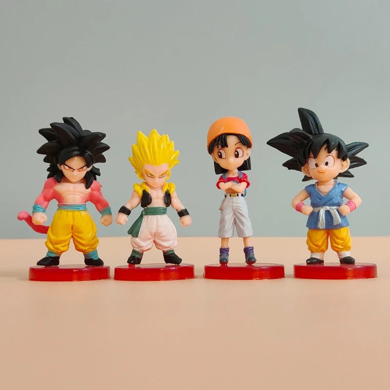 0 estilos dragon ball z super saiyan goku anime figura brinquedos mini majin buu broli vegeta mangá ação pvc modelo bonecas presentes crianças