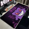 Tapete de teclado colorido Gaming, Japão fresco Anime Mouse Pad, P-Pokemon Mat Mesa, PC G-Gengar Gamer Gabinete Mousepad, XXL, Preto