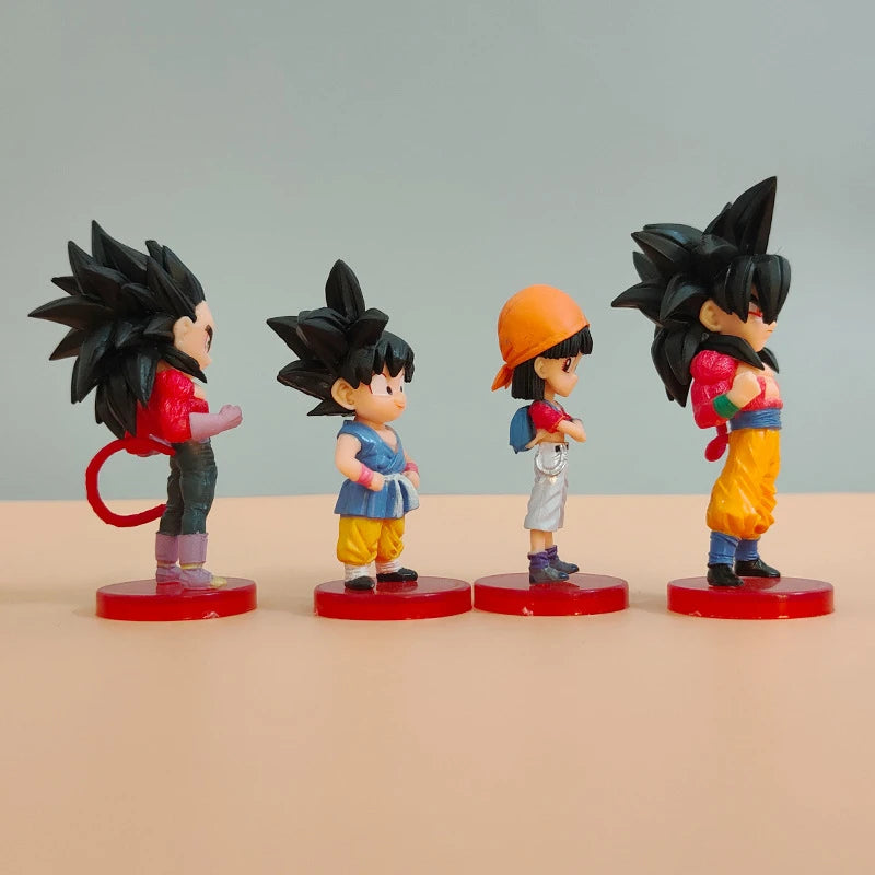 0 estilos dragon ball z super saiyan goku anime figura brinquedos mini majin buu broli vegeta mangá ação pvc modelo bonecas presentes crianças