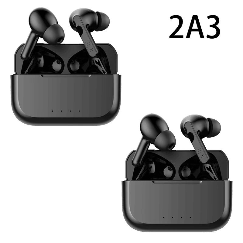 Zqb a3 tws sem fio bluetooth fones de ouvido com cancelamento de ruído sobre a orelha toque esporte fone com microfone hd chamada à prova dwaterproof água