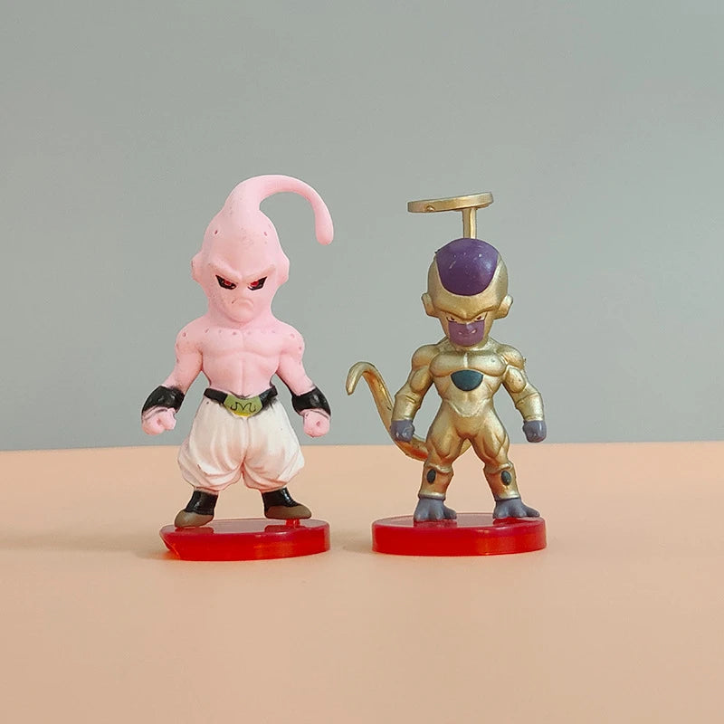 0 estilos dragon ball z super saiyan goku anime figura brinquedos mini majin buu broli vegeta mangá ação pvc modelo bonecas presentes crianças