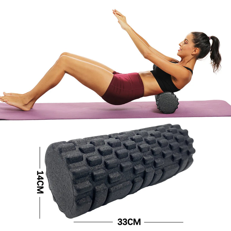 33cm Fitness Foam Roller Yoga Massage Roller EPP Pilates Espuma Corporal Muscular Massagem Rolo Terapia Exercícios Ginásio Exercício Em Casa