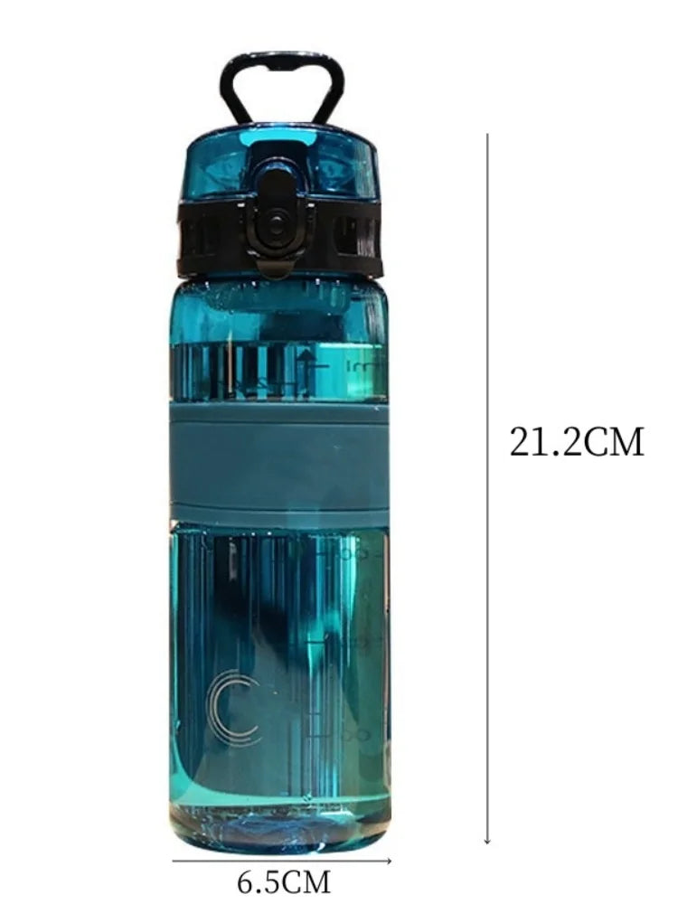 500ml esporte copo de água plástico portátil recipiente de água casais estudante caneca grande capacidade viagem ao ar livre esporte garrafa de água