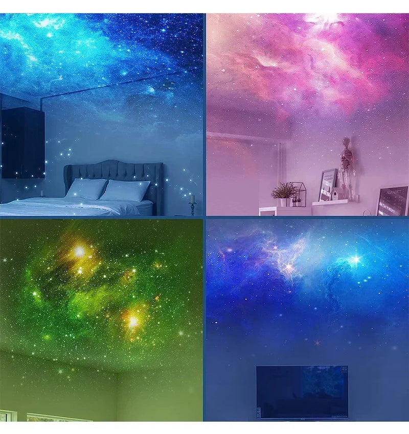 Estrela projetor galáxia luz da noite astronauta espaço projetor estrelado nebulosa teto lâmpada led para o quarto casa decorativa crianças presente