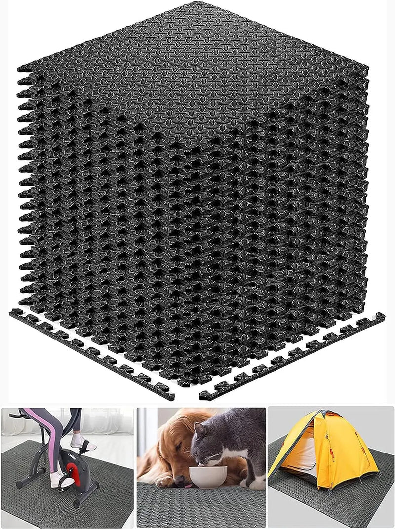 EVA Interlocking Foam Floor Tiles Mat, Puzzle Fitness Mat, Proteção esportiva, Yoga Home Gym Equipment, Tapete antiderrapante para crianças