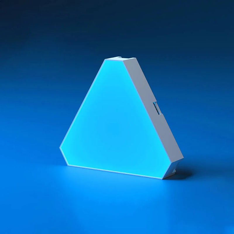 Lâmpada de parede quantum triangular led ritmo captador inteligente luz de fundo do quarto luz de cabeceira noite decoração do escritório RGB