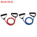 5 Levels Resistance Bands With Handles Yoga Pull Rope Elastic Fitness Exercise Tube Band For Home Workouts Strength Trainin