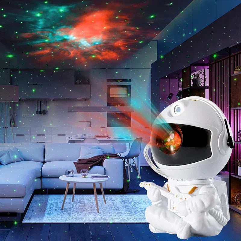 Estrela projetor galáxia luz da noite astronauta espaço projetor estrelado nebulosa teto lâmpada led para o quarto casa decorativa crianças presente